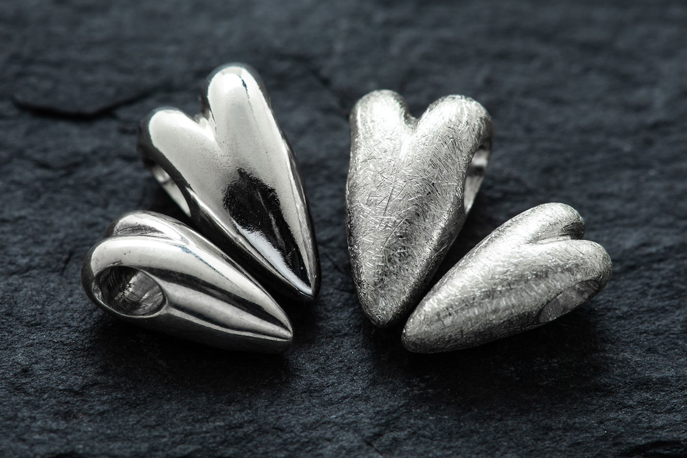 Hjärthängsmycke i silver, litet